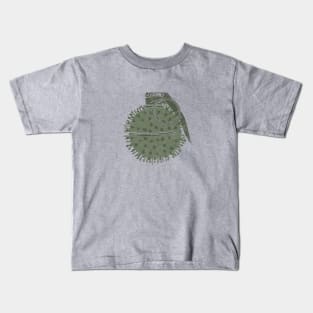 Covid-19 Hand Grenade Kids T-Shirt